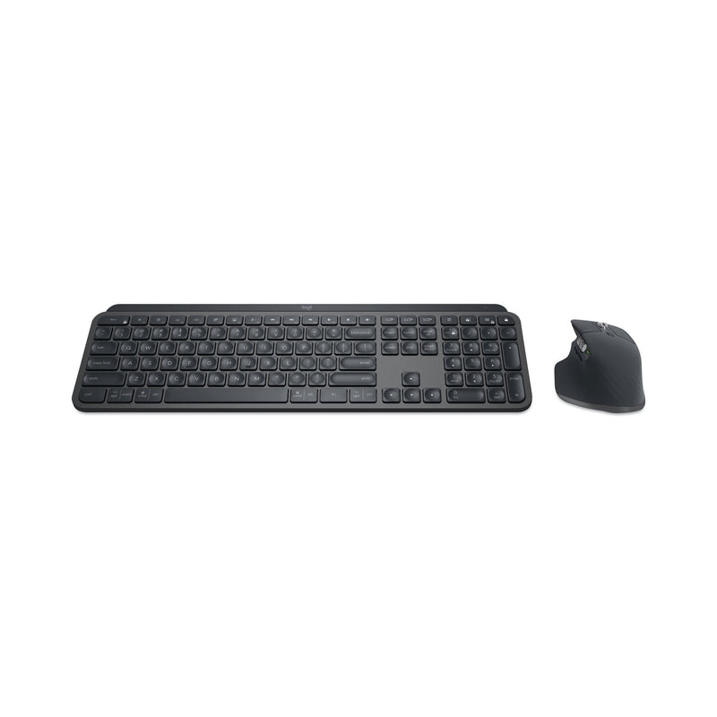 Logitech MX Keys Combo for Business Wireless Keyboard and Mouse, 2.4 GHz Frequency/32 ft Wireless Range, Graphite