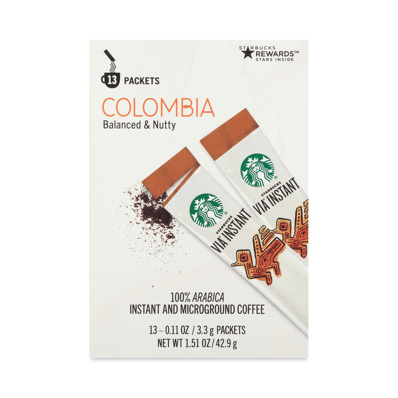 Starbucks VIA Ready Brew Coffee, 3/25oz, Colombia, 50/Box