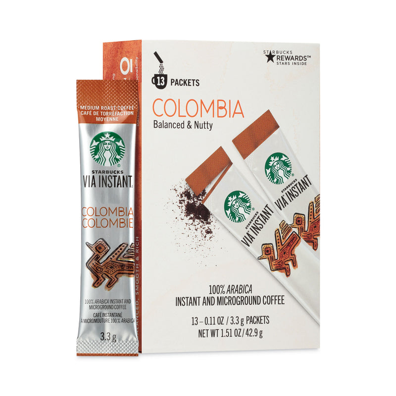 Starbucks VIA Ready Brew Coffee, 3/25oz, Colombia, 50/Box