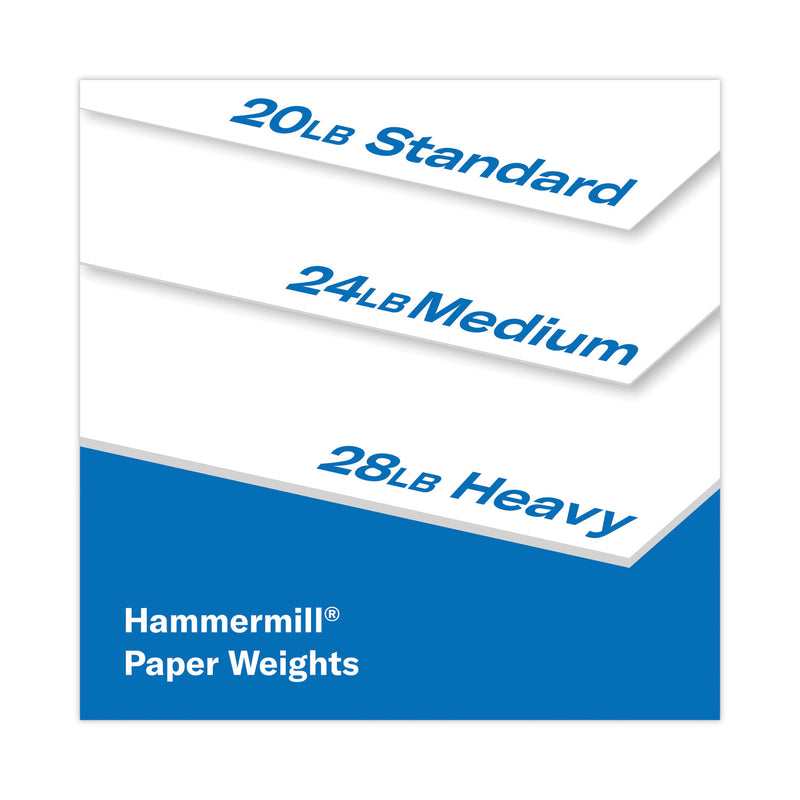 Hammermill Fore Multipurpose Print Paper, 96 Bright, 24 lb Bond Weight, 8.5 x 11, White, 500 Sheets/Ream