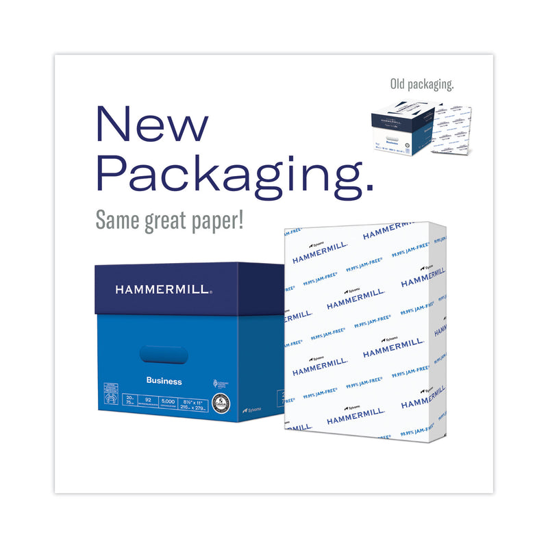 Hammermill Copy Plus Print Paper, 92 Bright, 20 lb Bond Weight, 8.5 x 14, White, 500 Sheets/Ream, 10 Reams/Carton