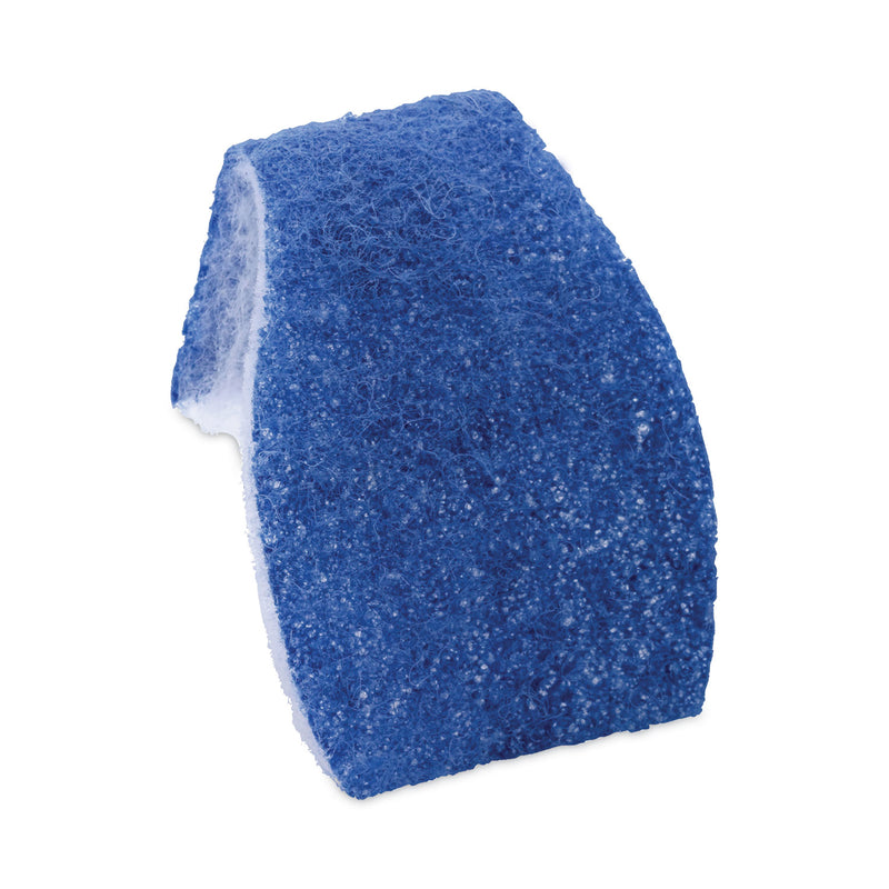 Scotch-Brite Disposable Toilet Scrubber Refill, Blue/White, 10/Pack