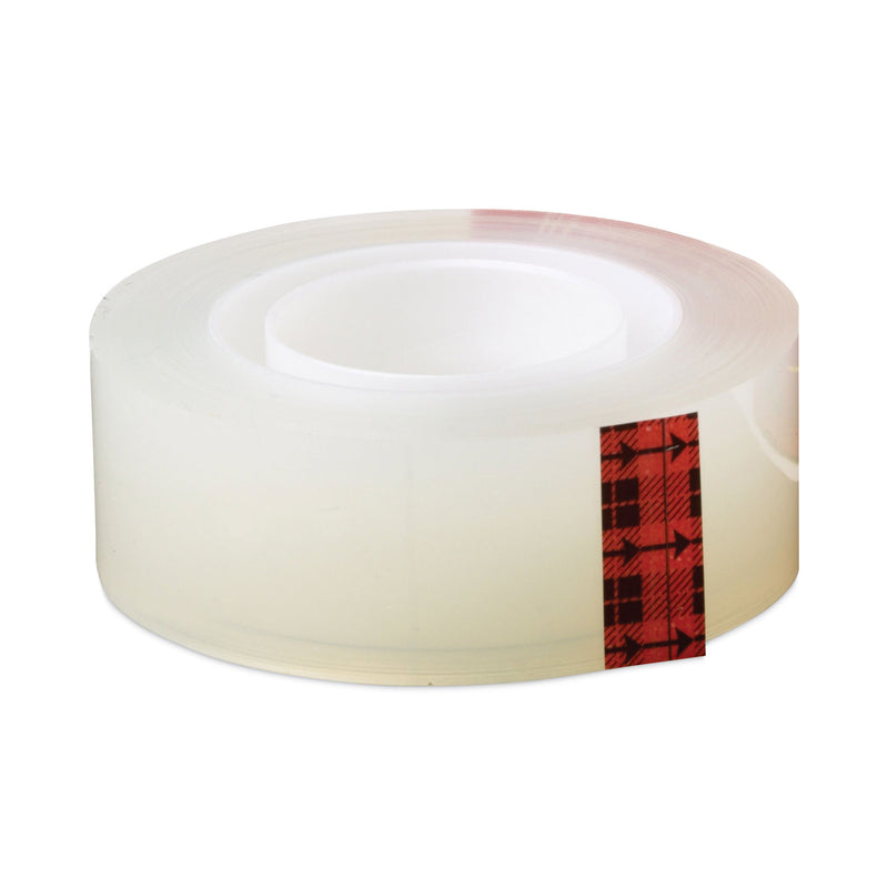 Scotch Transparent Greener Tape, 1" Core, 0.75" x 75 ft, Transparent, 6/Pack