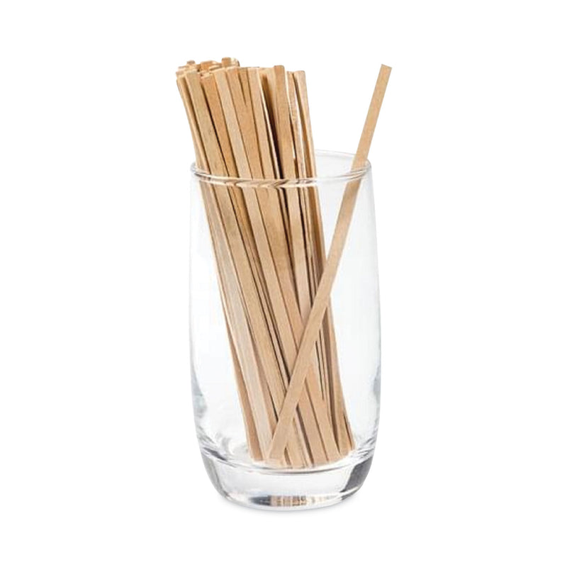 AmerCareRoyal Wood Coffee Stirrers, 5.5", 1,000 Stirrers/Box