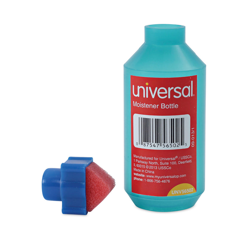 Universal Squeeze Bottle Moistener, 2 oz, Blue