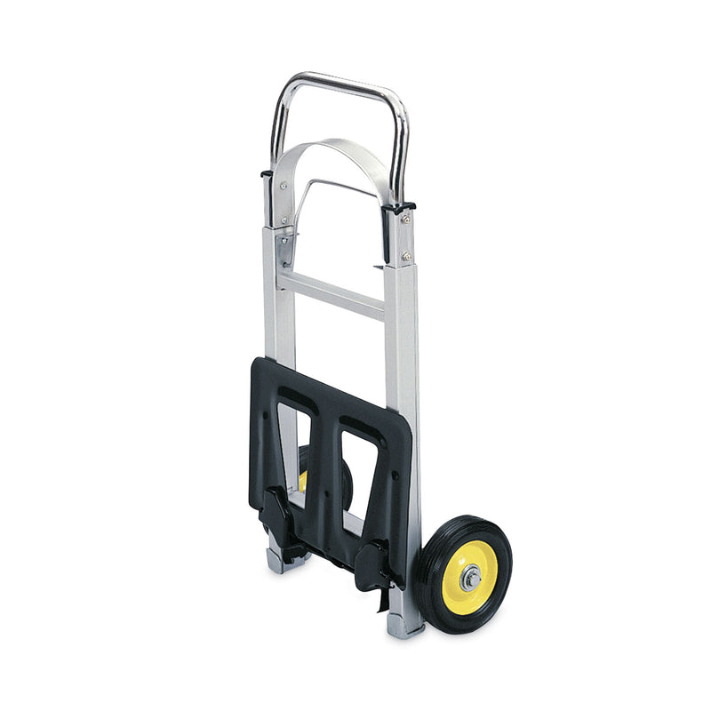 Safco HideAway Aluminum Hand Truck, 250 lb Capacity, 15.5 x 16.5 x 43.5, Aluminum