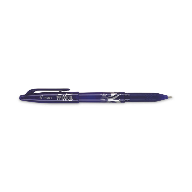 Pilot FriXion Ball Erasable Gel Pen, Stick, Fine 0.7 mm, Blue Ink, Blue Barrel