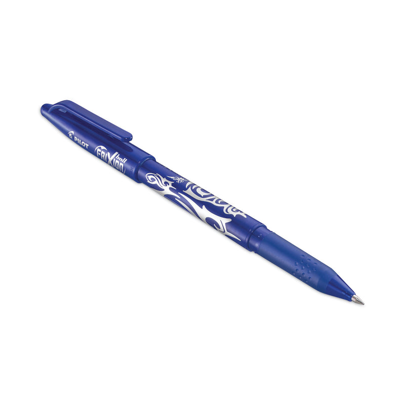 Pilot FriXion Ball Erasable Gel Pen, Stick, Fine 0.7 mm, Blue Ink, Blue Barrel