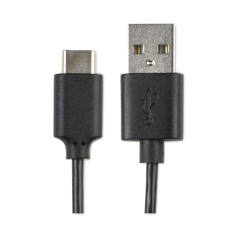 JENSEN USB-A to USB-C Cable, 3 ft, Black