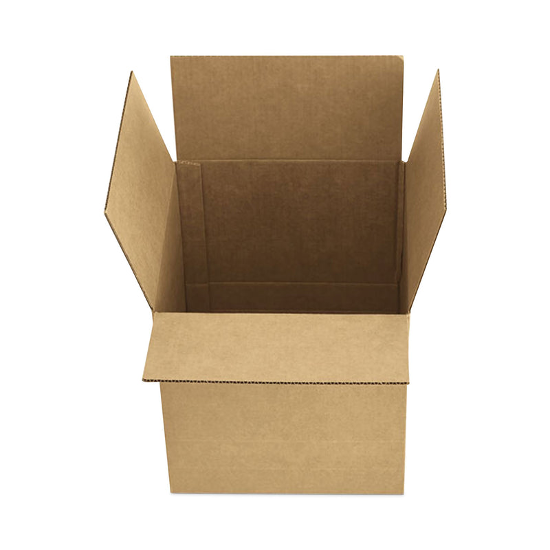 Universal Fixed-Depth Brown Corrugated Shipping Boxes, Regular Slotted Container (RSC), Small, 6" x 8" x 5", Brown Kraft, 25/Bundle