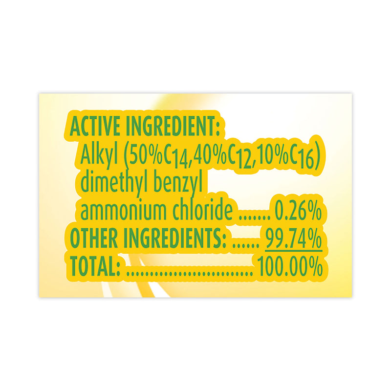 LYSOL Disinfecting Wipes To-Go Flatpack, 6.29 x 7.87, Lemon and Lime Blossom, 15 Wipes/Flat Pack, 48 Flat Packs/Carton