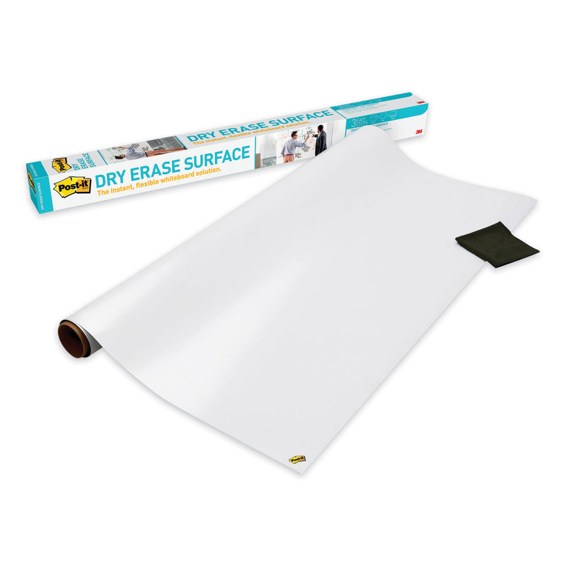 Post-it Dry Erase Surface with Adhesive Backing, 48" x 36", White