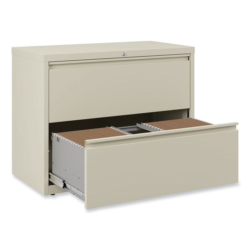 Alera Lateral File, 2 Legal/Letter-Size File Drawers, Putty, 36" x 18" x 28"