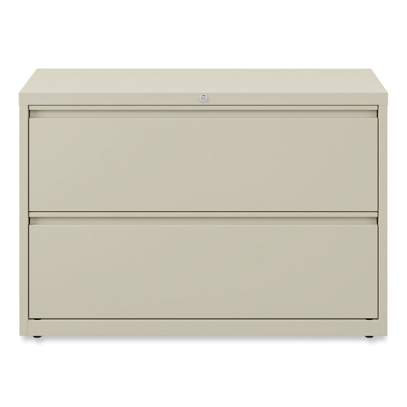 Alera Lateral File, 2 Legal/Letter-Size File Drawers, Putty, 42" x 18.63" x 28"