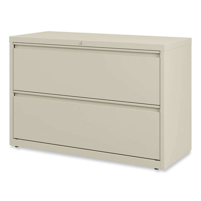 Alera Lateral File, 2 Legal/Letter-Size File Drawers, Putty, 42" x 18.63" x 28"