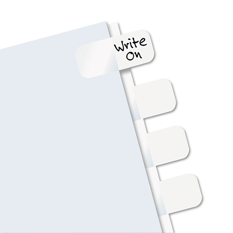 Redi-Tag Legal Index Tabs, Customizable: Handwrite Only, 1/5-Cut, White, 1" Wide, 416/Pack