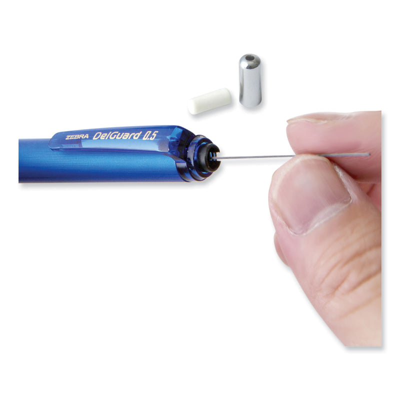Zebra Delguard Mechanical Pencil, 0.5 mm, HB (