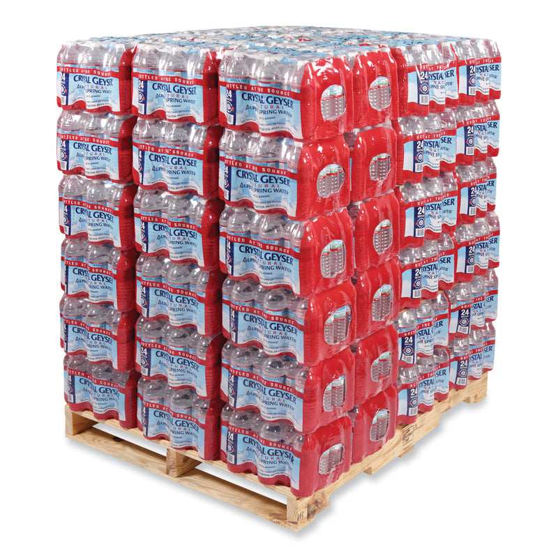 Crystal Geyser Alpine Spring Water, 16.9 oz Bottle, 24/Case, 84 Cases/Pallet