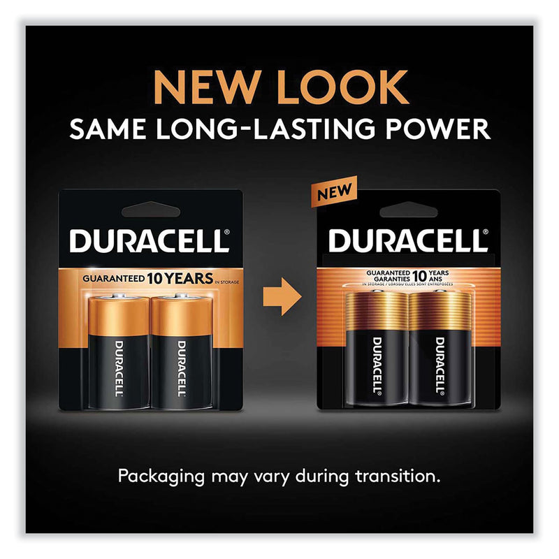 Duracell CopperTop Alkaline D Batteries, 4/Pack