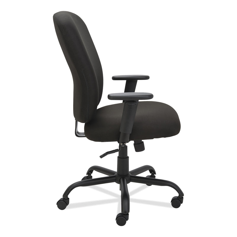 Alera Mota Series Big and Tall Chair, Supports Up to 450 lb, 19.68" to 23.22" Seat Height, Black