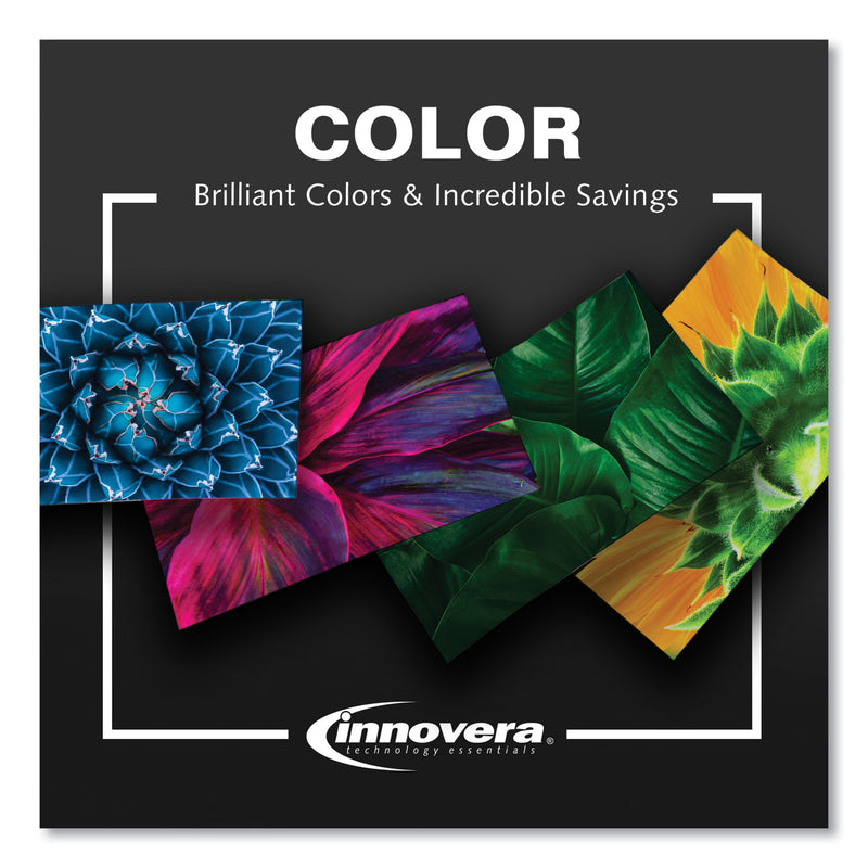 Innovera Remanufactured Cyan/Magenta/Yellow High-Yield Ink, Replacement for 902XL (T6M02AN), 825 Page-Yield