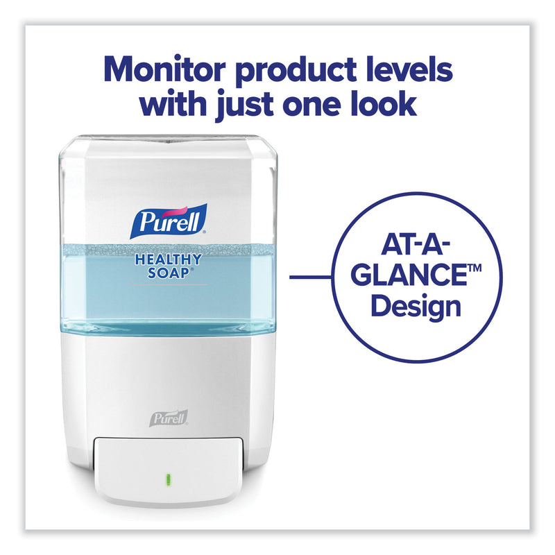 PURELL ES4 Soap Push-Style Dispenser, 1,200 mL, 4.88 x 8.8 x 11.38, White