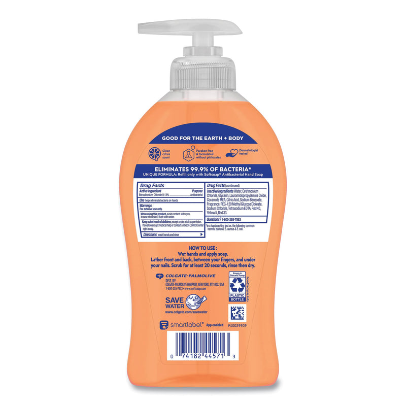 Softsoap Antibacterial Hand Soap, Crisp Clean, 11.25 oz Pump Bottle