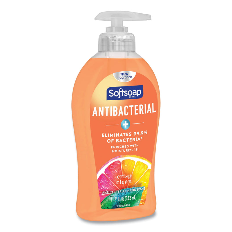 Softsoap Antibacterial Hand Soap, Crisp Clean, 11.25 oz Pump Bottle