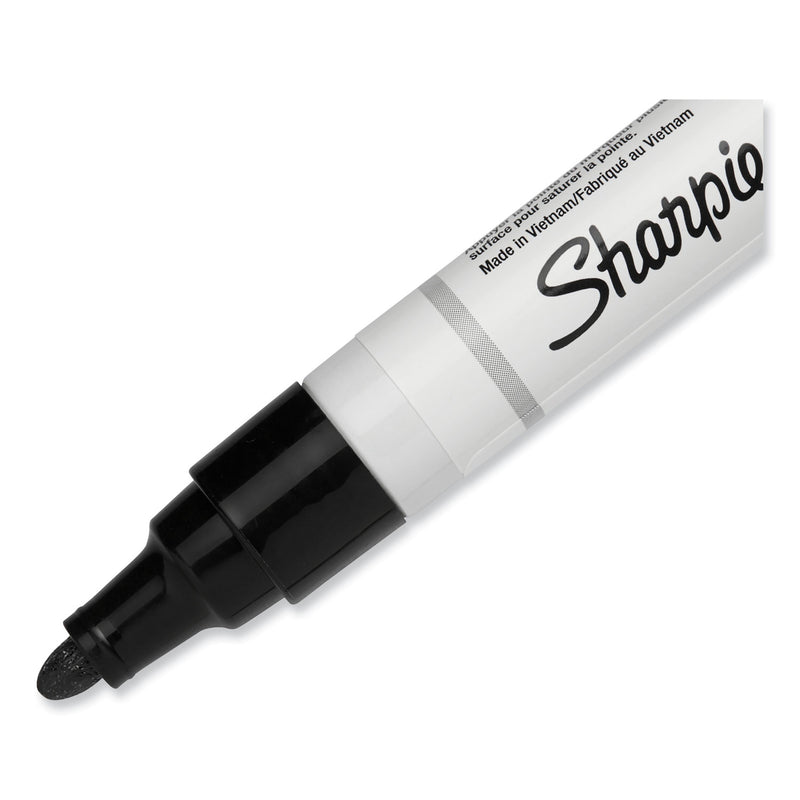 Sharpie Permanent Paint Marker, Medium Bullet Tip, Black