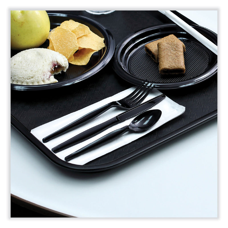 Boardwalk Heavyweight Wrapped Polystyrene Cutlery, Knife, Black, 1,000/Carton