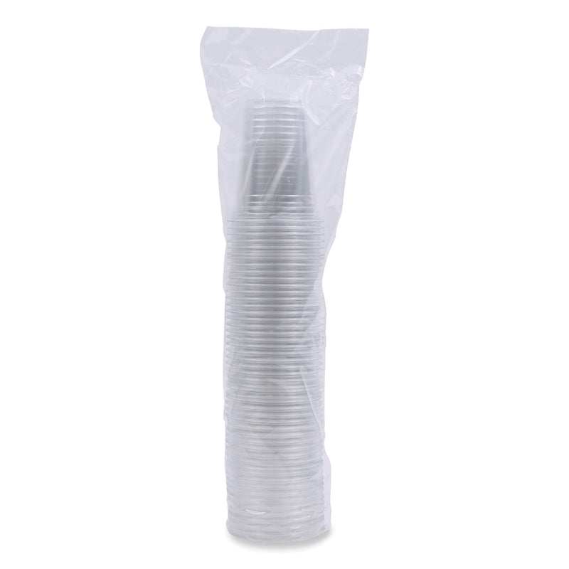 Boardwalk Clear Plastic Cold Cups, 16 oz, PET, 50 Cups/Sleeve, 20 Sleeves/Carton