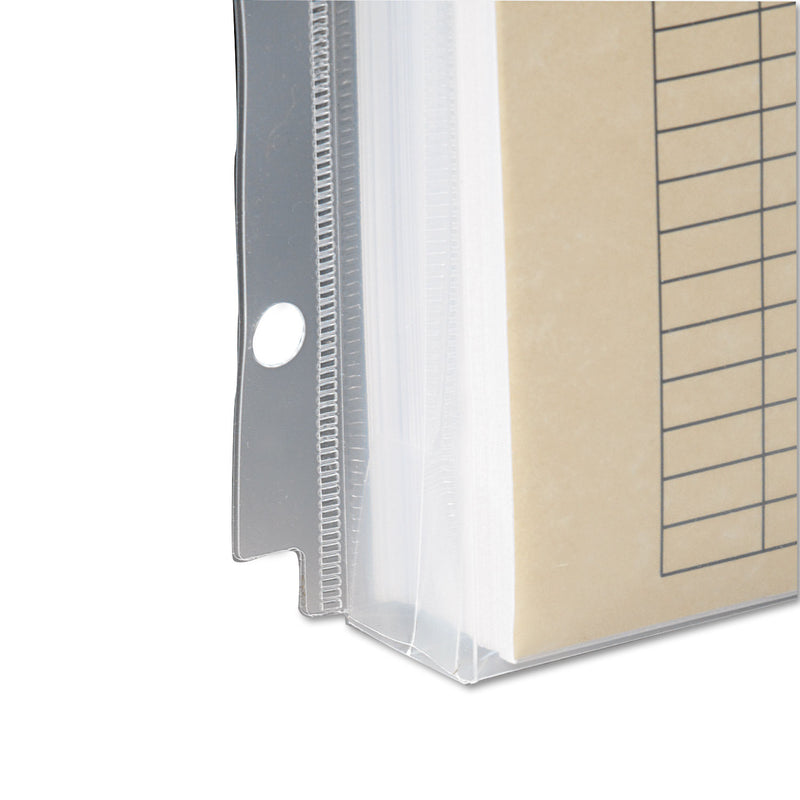 Smead Poly Ring Binder Pockets, 9 x 11.5, Clear, 3/Pack